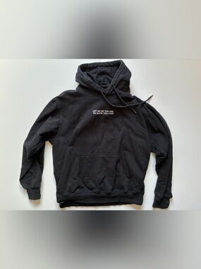Yours Truly To the Moon Moon & Butterfly Graphic Hoodie - Small